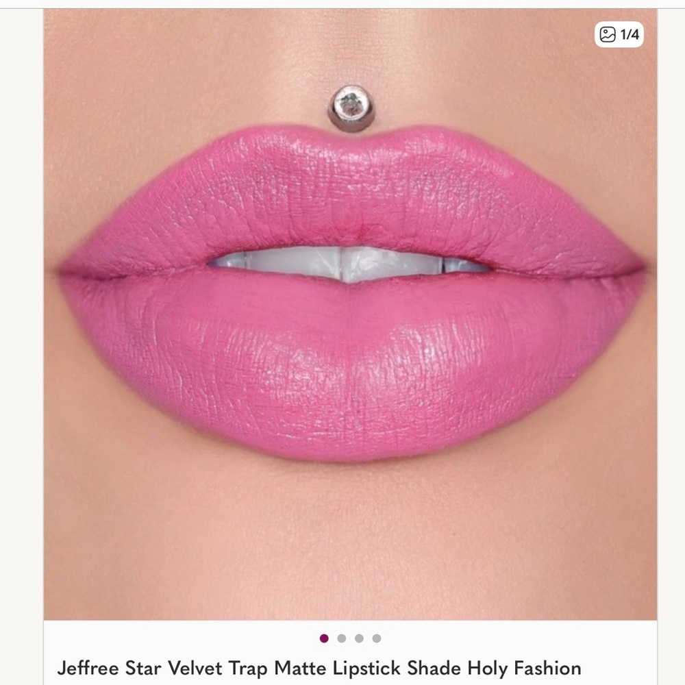 Jeffree Star Velvet Trap Lipstick - Holy Fashion / Pink